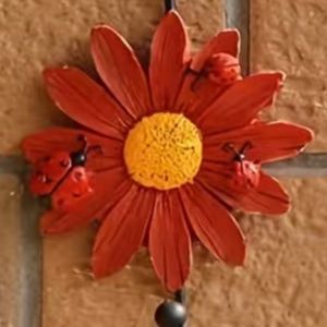 NEW CREATIVE DAISY RESIN WALL HOOK